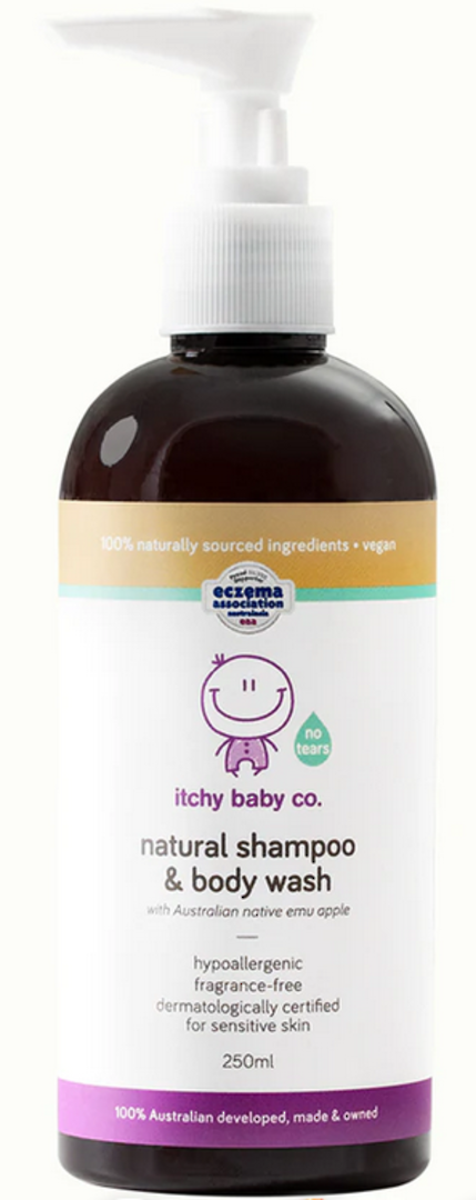Itchy Baby Co. Natural Shampoo & Body Wash 250ml image 0